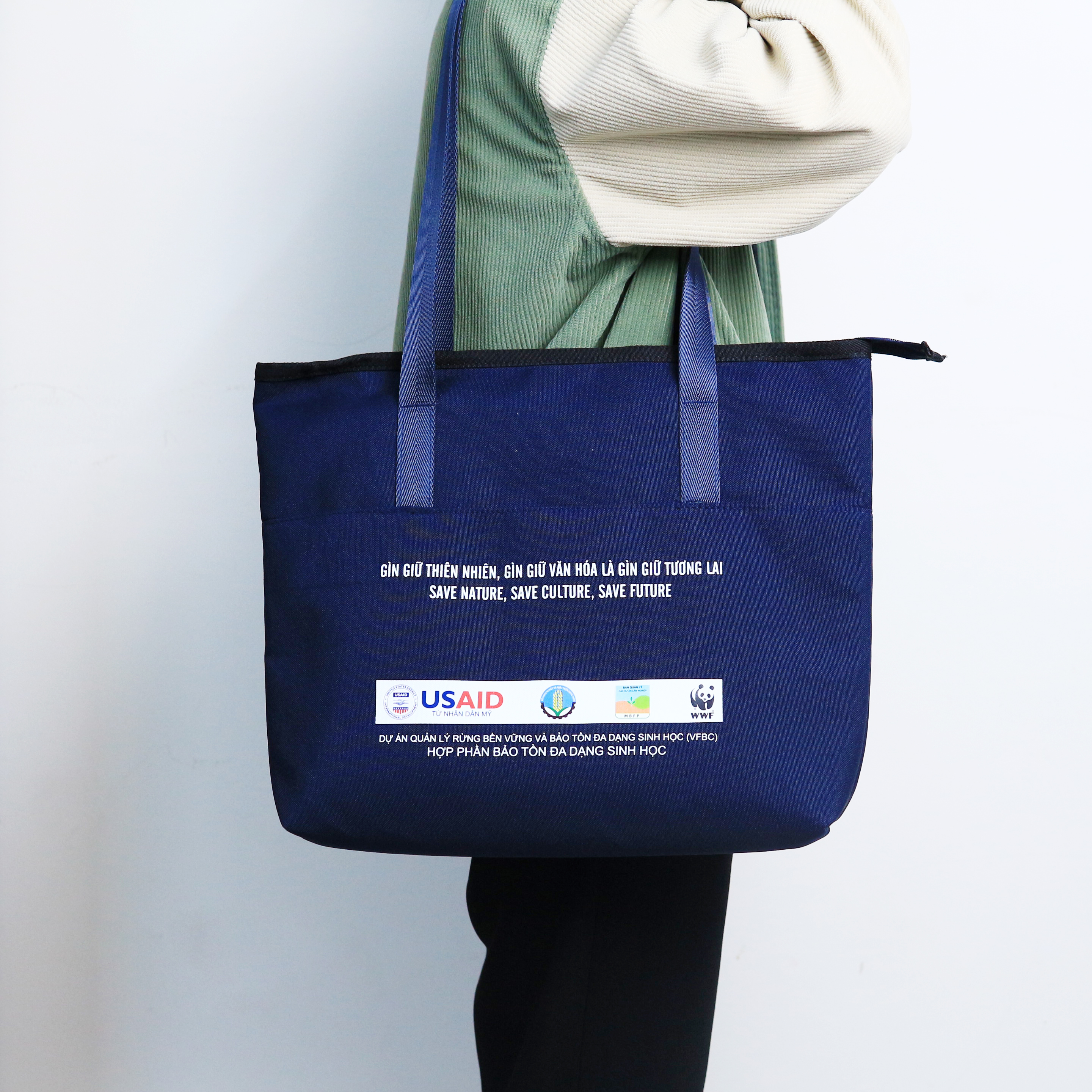Túi canvas in logo VivaGift — mẫu 06