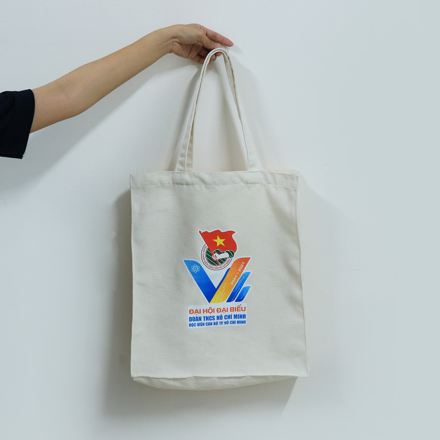 Túi canvas in logo VivaGift — mẫu 10