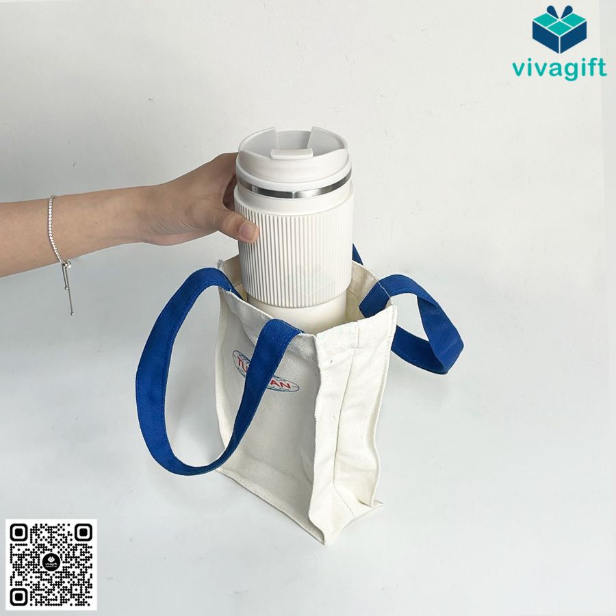 Túi canvas in logo VivaGift — mẫu 25
