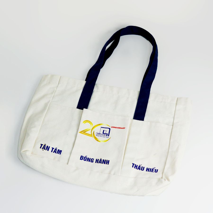 Túi canvas in logo VivaGift — mẫu 30