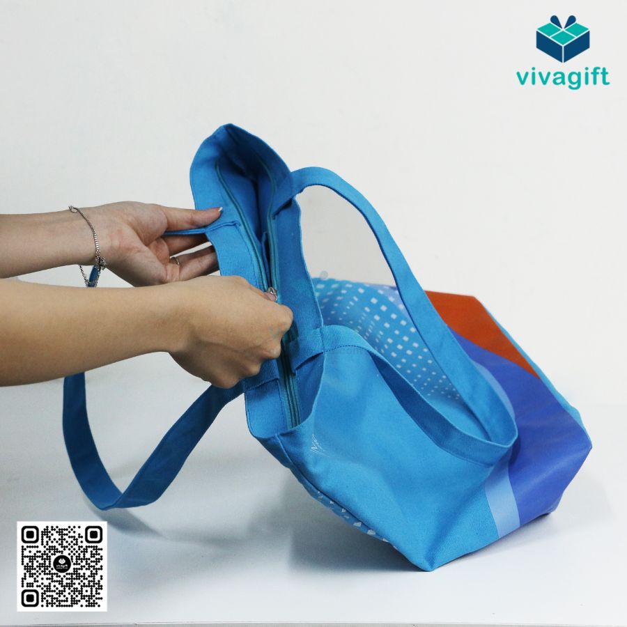 Túi canvas in logo VivaGift — mẫu 32