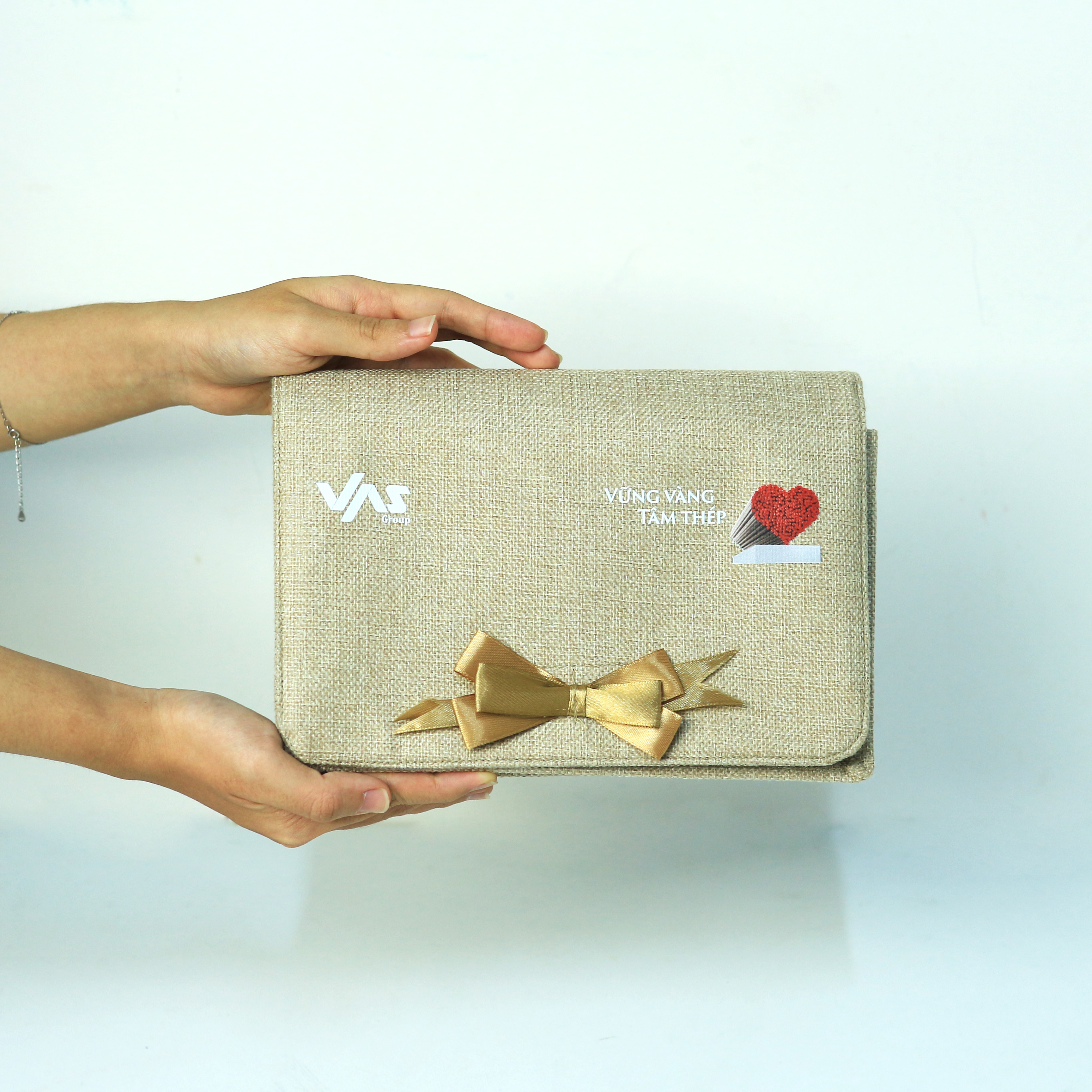 Túi đay in logo VivaGift — mẫu 06
