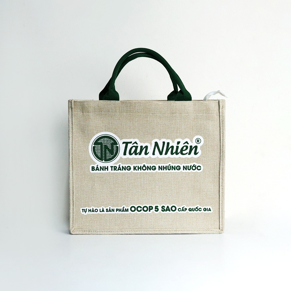 Túi đay in logo VivaGift — mẫu 10
